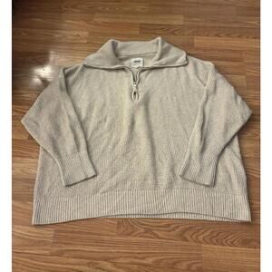 Aerie Oversized Half Zip Sweater Size XL